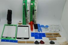 Samsung Galaxy S4 Nero Kit di Riparazione Vetro, Schermo Frontale, Colla,Torcia