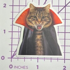 Costume vampiro gatto gattino - adesivo vinile decalcomania adesivo bomba umorismo divertente