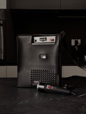 Registratore Philips vintage con microfono e custodia originale – anni ‘70