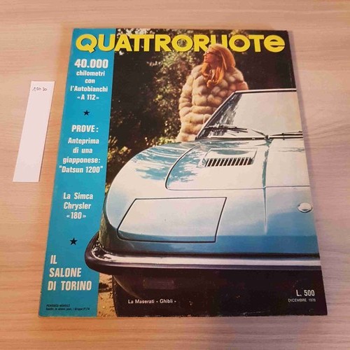 Quattroruote 1970 salone - quattroruote,