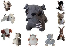 Fermaporta Animali Oggetto Decorativo Design Simpatico Peso Stoffa da Pavimento