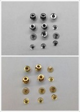 150 pezzi borchie sfuse10x6mmper borse bigiotteria