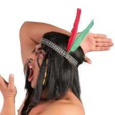 DIADEMA INDIANO CON 2 PIUME