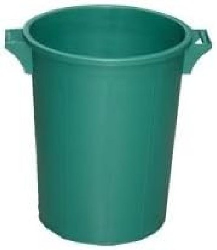 Bidone portarifiuti verde - portarifiuti,