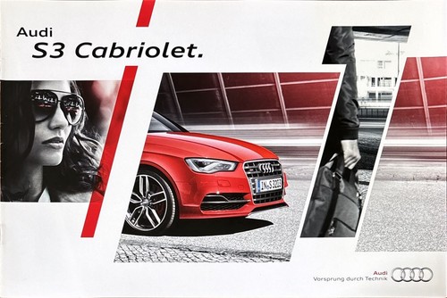 Audi cabrio depliant - s3,