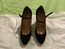 Tacco N. 37 Di Vera Pelle Made In Italy 8 Cm