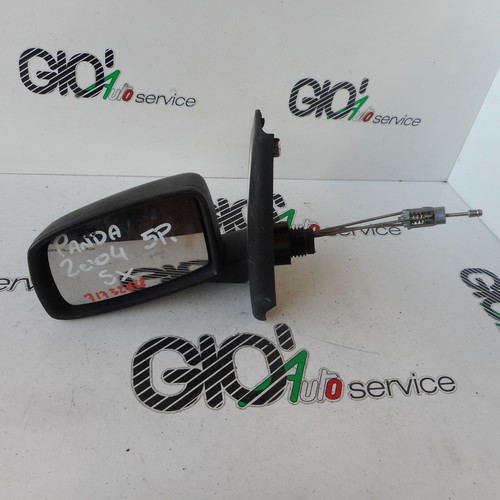 Specchietto manuale nero - specchietto, sx