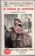 ROMANTICA ECONOMICA (Sonzogno 1926) n.54 "La voglia di lampone" di Paolo De Kock