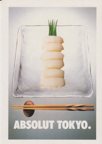 Absolut vodka cartolina - absolut,