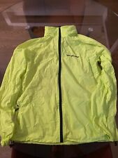 GIACCA ANTIPIOGGIA PER MOTO GIALLO FOSFORESCENTE, NELSON-RIGG, MAI USATA