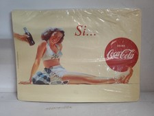 Tovagliette X2 Coca-cola Vintage Pin Up Nuove Mai Aperte