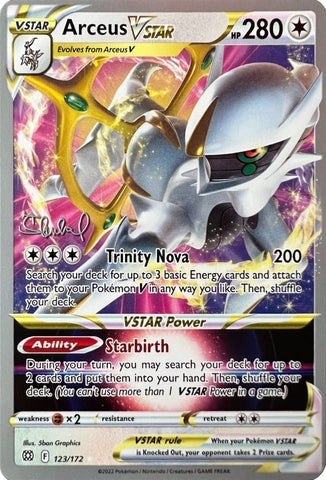 Arceus star 123 172 - arceus, 123/172