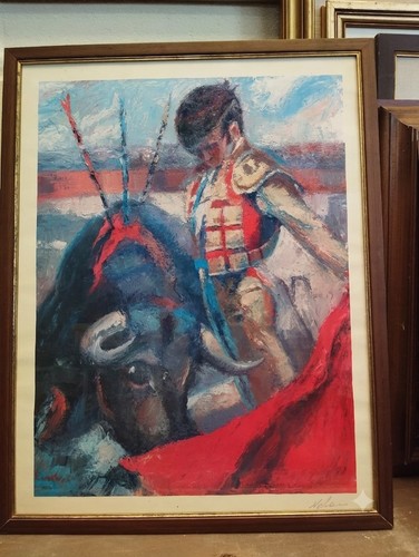 Quadro stampa vintage - torero, e