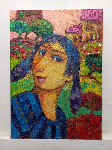 Quadro dipinto paesaggio - dipinto,