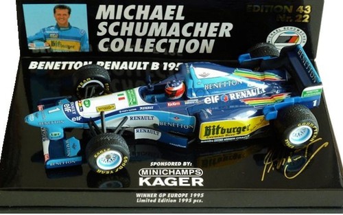 Benetton renault b195 michael - benetton,