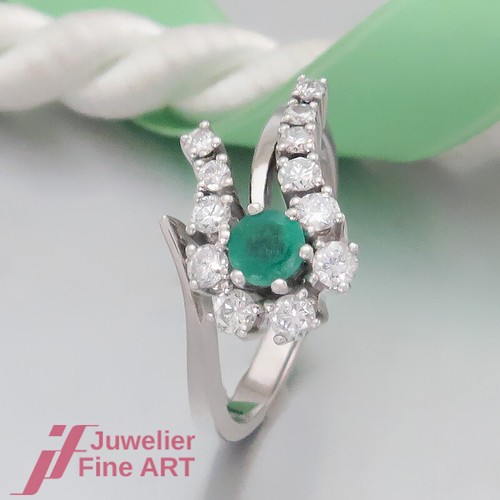 Anello smeraldo e 12 - smeraldo,