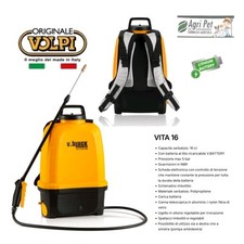 ORIGINALE VOLPI POMPA IRRORATRICE A BATTERIA A LITIO 2AH V.BLACK  16LT  14.4V