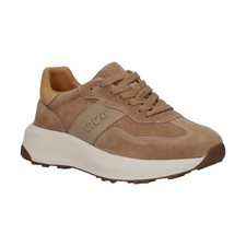 4US Sneakers Uomo in Pelle Scamosciata Con Lacci By Cesare Paciotti - CAM (Camel