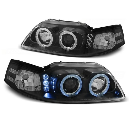 Fari angel eyes led nero - fari,