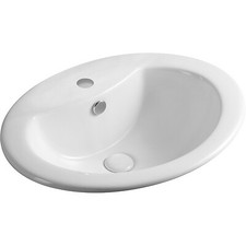 Lavabo sopra-piano con foro