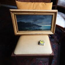 ANTICO DIPINTO AD OLIO/NAPOLI/FIRMATO/FINE OTTOCENTO .