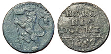 [MZBOL0007] BOLOGNA–ANONIME-BENEDETTO XIV QUATTRINO[Cu] I752 Leone/BONONIA DOCET