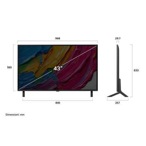 Qned 43qned80a6b tv - lg,