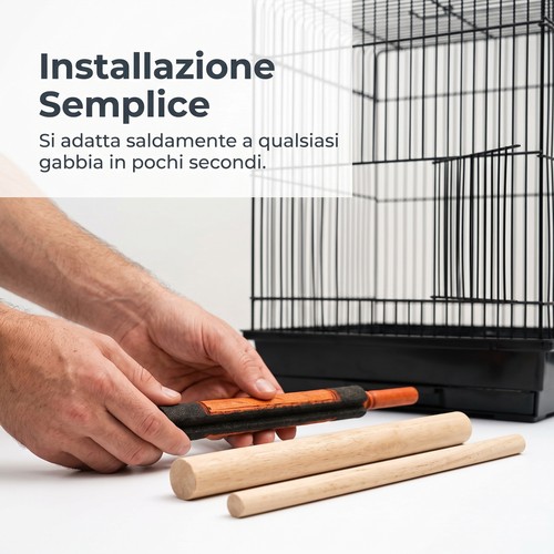 Posatoio per pappagalli con