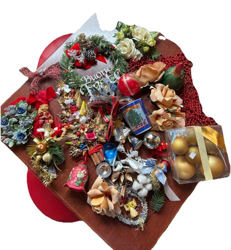 Lotto palline plastica natale - palline,