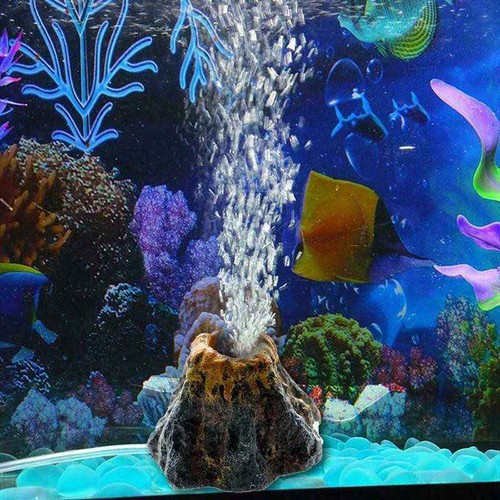 Acquario forma vulcano - , e