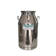 Bidone 40 litri acciaio inox