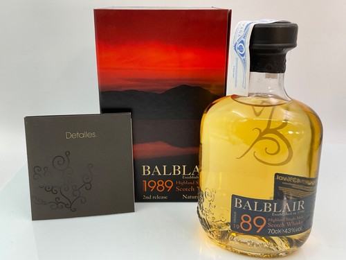 Whisky balblair 1989 - balblair, years