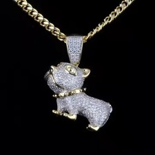 Ciondolo Bulldog in vera