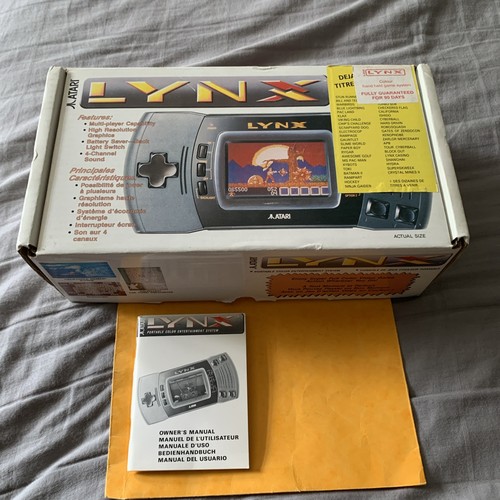 Scatola console atari lynx - scatola,