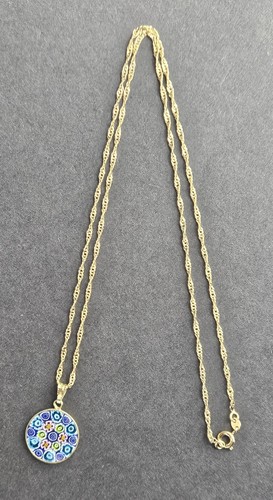 Collana vetro millefiori - collana, in