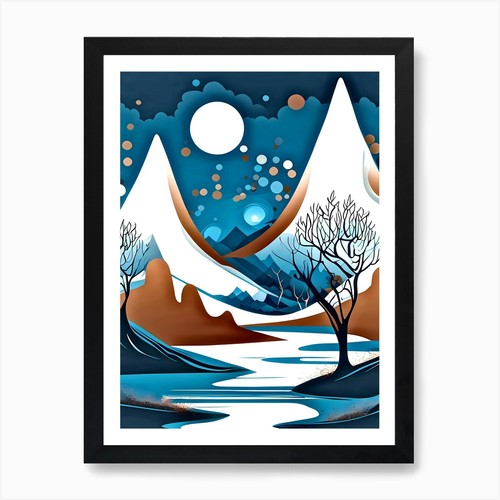 Paesaggio invernale stampe - invernale,