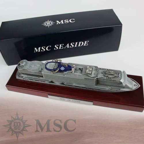 Modellino nave crociera msc - nave,