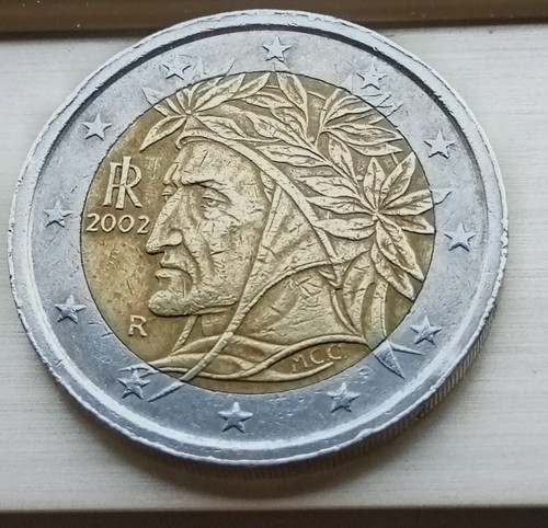 Moneta dante alighieri euro - moneta, 2