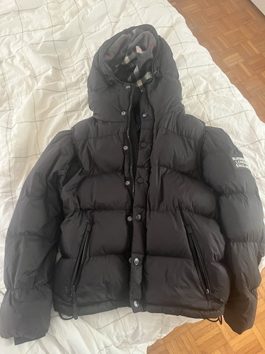 Burberry piumino nero con - burberry,