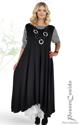 Lagenlook top maglia lunga - top,