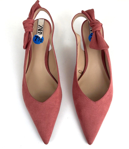 Zara decolte scamosciate - , tacco