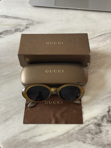 Occhiali gucci vintage oliva - gucci,