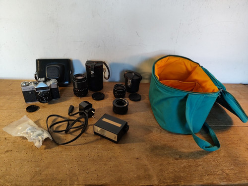 Zenit fotocamera industar - fotocamera,