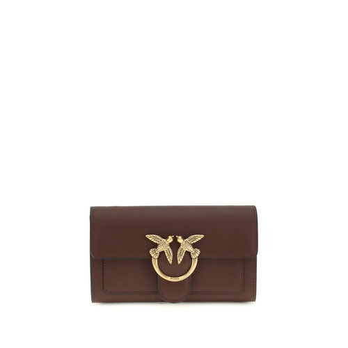 Pinko brown calf leather bos - pinko,