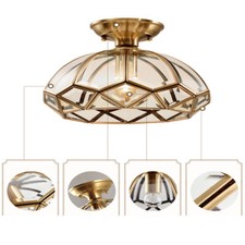 Plafoniera LED cristallo vetro