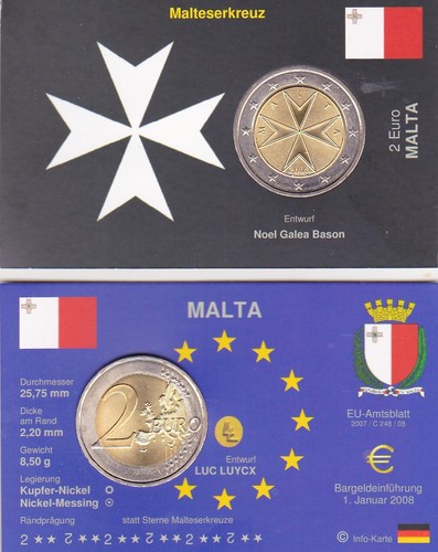 Moneta corso euro malta - moneta, 2