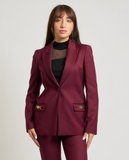 Giacca monopetto Gaelle Paris con accessorio