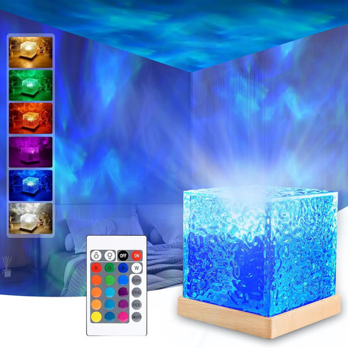 Lampada aurora boreale cubo - lampada,