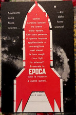 Cartolina Urania Abbonamento Epoca - Mondadori - fine anni '50. Edicola!