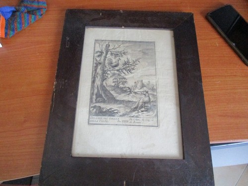 Antica stampa del 600 - antica,
